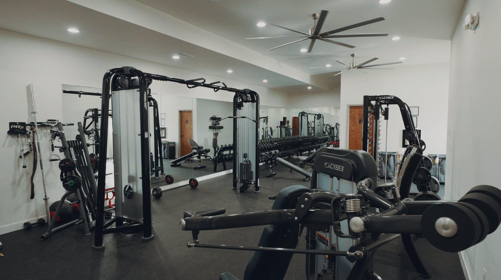 The gym at the Onyx Logistics driver facility